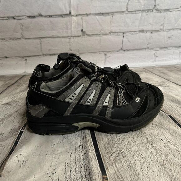 Dr. Comfort Performance Men's Athletic Black and Gray Shoe, Size 8XW, Pre-owned - Picture 2 of 7